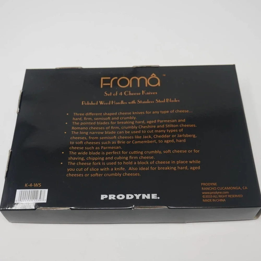 Froma NEW Set of 4 Cheese Knives Set